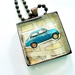 Car pendant Enjoy The Journey Pendant Necklace